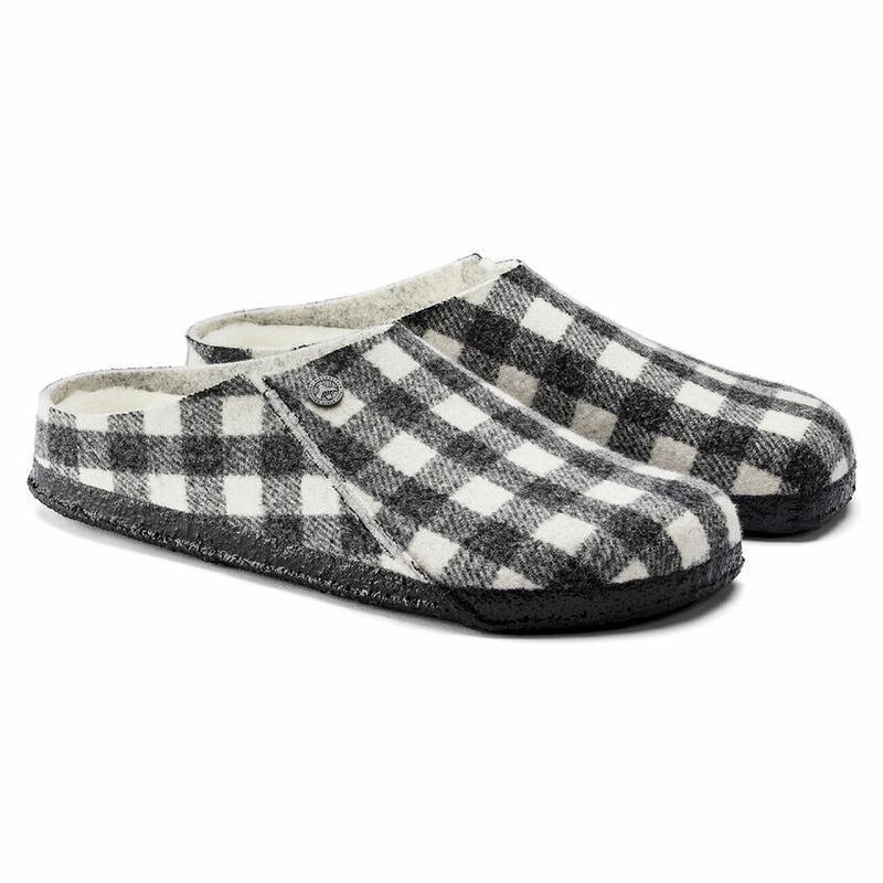 Birkenstock Zermatt Wool Shearling Clog Træsko Dame Hvide | DK 299MQZ